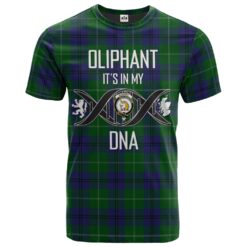 Oliphant Clan DNA In Me Tartan Crest T-Shirt