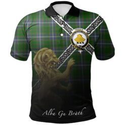 Pringle Polo Shirts Tartan Crest Celtic Scotland Lion