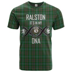 Ralston 02 Clan DNA In Me Tartan Crest T-Shirt