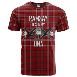 Ramsay 02 Clan DNA In Me Tartan Crest T-Shirt