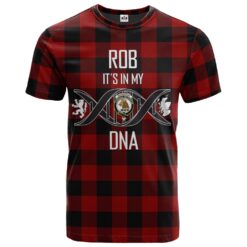 Rob Roy Macgregor Clan DNA In Me Tartan Crest T-Shirt