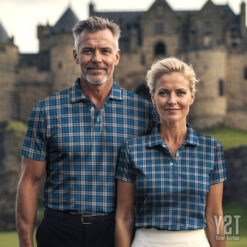 Roberton Scottish Clan Tartan Polo Shirt - Authentic Heritage Apparel