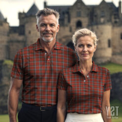 Robertson Weathered Scottish Clan Tartan Polo Shirt - Authentic Heritage Apparel
