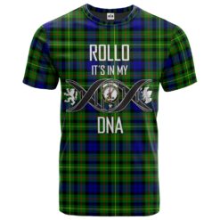Rollo Modern Clan DNA In Me Tartan Crest T-Shirt
