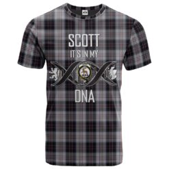 Scott 02 Clan DNA In Me Tartan Crest T-Shirt