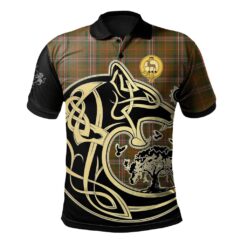 Scott Brown Modern Clan Polo Shirt Viking Wolf