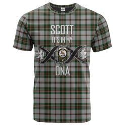 Scott Dress 02 Clan DNA In Me Tartan Crest T-Shirt