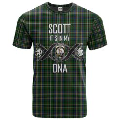 Scott Green 01 Clan DNA In Me Tartan Crest T-Shirt