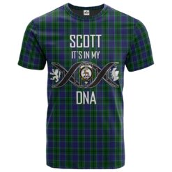 Scott Green 02 Clan DNA In Me Tartan Crest T-Shirt