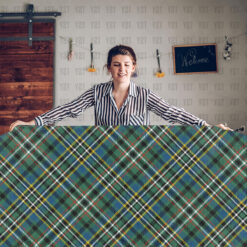 SCOTT GREEN ANCIENT Tartan Tablecloth New