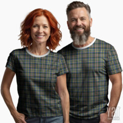 Scott Green Modern Scottish Tartan T-shirt – Authentic Clan Apparel