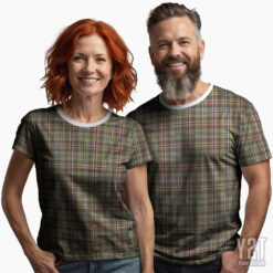 Scott Green Weathered Scottish Tartan T-shirt – Authentic Clan Apparel
