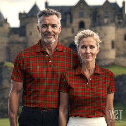 Scott Modern Scottish Clan Tartan Polo Shirt - Authentic Heritage Apparel