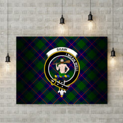 Shaw (or Schaw) of Sauchie Crest Canvas New