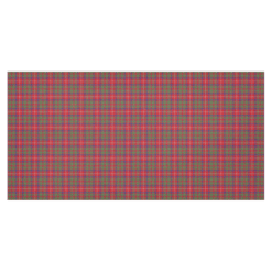 Shaw Red Modern Tartan Tablecloth