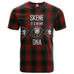 Skene of Cromar 02 Clan DNA In Me Tartan Crest T-Shirt
