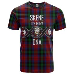 Skene of Cromar 03 Clan DNA In Me Tartan Crest T-Shirt