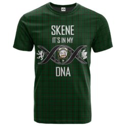 Skene or Tribe of Mar Clan DNA In Me Tartan Crest T-Shirt