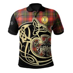 Somerville Modern Clan Polo Shirt Viking Wolf