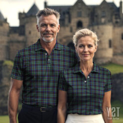Stevenson Scottish Clan Tartan Polo Shirt - Authentic Heritage Apparel