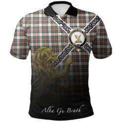 Stewart Dress Ancient Polo Shirts Tartan Crest Celtic Scotland Lion