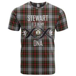 Stewart Dress Clan DNA In Me Tartan Crest T-Shirt