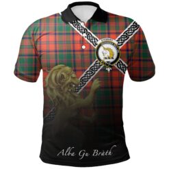 Stewart of Appin Ancient Polo Shirts Tartan Crest Celtic Scotland Lion