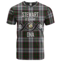 Stewart of Appin Dress 01 Clan DNA In Me Tartan Crest T-Shirt