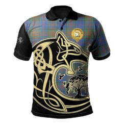 Stewart of Appin Hunting Ancient Clan Polo Shirt Viking Wolf