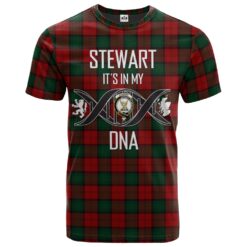 Stewart of Atholl Clan DNA In Me Tartan Crest T-Shirt