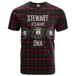 Stewart of Bute Hunting Clan DNA In Me Tartan Crest T-Shirt
