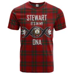 Stewart of Rothesay 02 Clan DNA In Me Tartan Crest T-Shirt