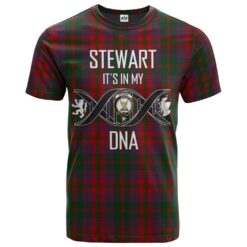 Stewart of Urrard Clan DNA In Me Tartan Crest T-Shirt