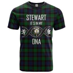 Stewart Old Clan DNA In Me Tartan Crest T-Shirt