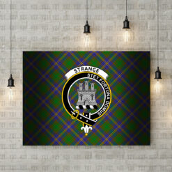 Strange (or Strang) Crest Canvas New