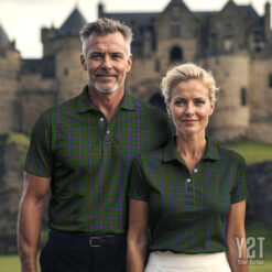 Strange (or Strang) Scottish Clan Tartan Polo Shirt - Authentic Heritage Apparel
