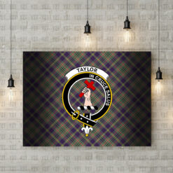 Taylor (or Tailyour) Crest Canvas New