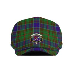 The Gentleman’s Adam Clan Tartan Crest Jeff Cap - Tartan Flat Cap
