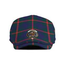 The Gentleman’s Agnew Clan Tartan Crest Jeff Cap - Tartan Flat Cap