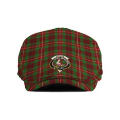 The Gentleman’s Ainslie Clan Tartan Crest Jeff Cap - Tartan Flat Cap
