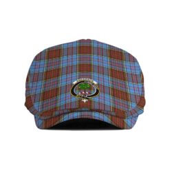 The Gentleman’s Anderson Clan Tartan Crest Jeff Cap - Tartan Flat Cap