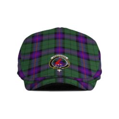 The Gentleman’s Armstrong Clan Tartan Crest Jeff Cap - Tartan Flat Cap