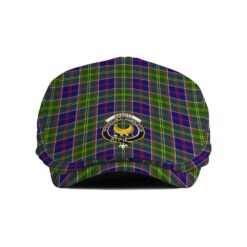 The Gentleman’s Arnott Clan Tartan Crest Jeff Cap - Tartan Flat Cap