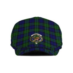The Gentleman’s Bannatyne Clan Tartan Crest Jeff Cap - Tartan Flat Cap