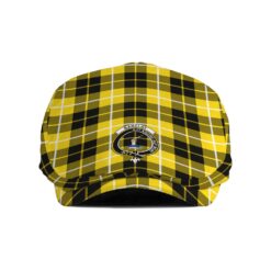 The Gentleman’s Barclay Clan Tartan Crest Jeff Cap - Tartan Flat Cap