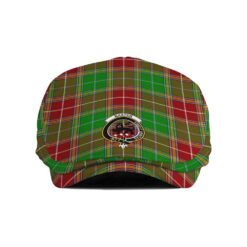 The Gentleman’s Baxter Clan Tartan Crest Jeff Cap - Tartan Flat Cap