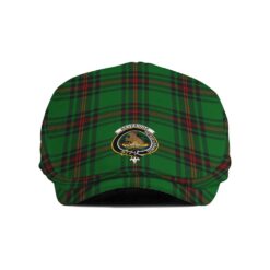 The Gentleman’s Beveridge Clan Tartan Crest Jeff Cap - Tartan Flat Cap