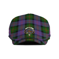 The Gentleman’s Blair Clan Tartan Crest Jeff Cap - Tartan Flat Cap