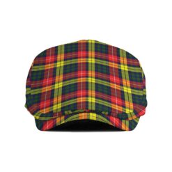 The Gentleman’s Buchanan Modern Clan Tartan Jeff Cap - Tartan Flat Cap