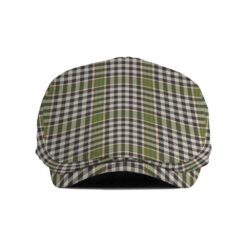 The Gentleman’s Burns Check Clan Tartan Jeff Cap - Tartan Flat Cap